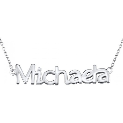 SILVEGO Strieborná retiazka s menom Michaela JJJ1859-MICH