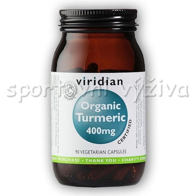 Viridian Organic Turmeric 400 mg 90 kapsúl