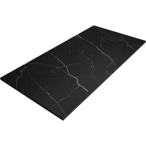 Mexen Hugo правоъгълен душ поддушник SMC 180 x 80 cm, черен камък - 42758018 (42758018)