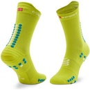 Compressport Pro Racing Socks v4.0 Run High Primerose/Fjord Blue