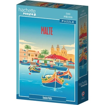 Hachette - Puzzle Holiday Dreams Malta - 500 piese