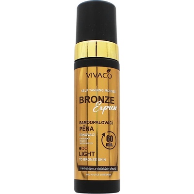 Vivaco Bronze Express samoopalovací pěna Light 200 ml