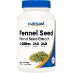 Nutricost Fennel Seed, 240 капсули, Nutricost (57623 (772101) NC)