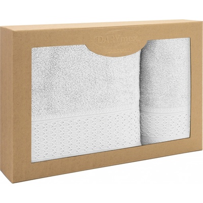 Darymex sada uterákov Solano 1 ks 50 x 90 cm 1 ks 70 x 140 cm biela