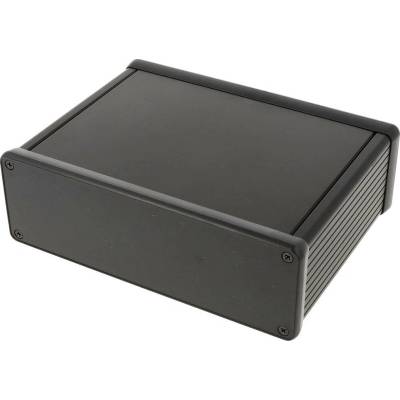 Hammond Electronics 1455T1202BK univerzální pouzdro 120 x 165 x 52 hliník extrudovaný černá 1 ks