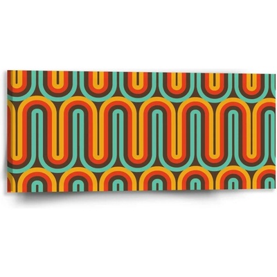 Sablio Obraz Retro vlny - 110x50 cm
