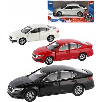Škoda 100 model welly modrá 1:34