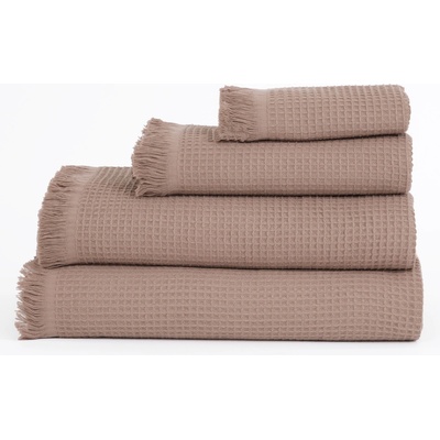 MKLuzkoviny vaflový ručník 50 x 100 cm florencia mocha mousse – Zboží Mobilmania