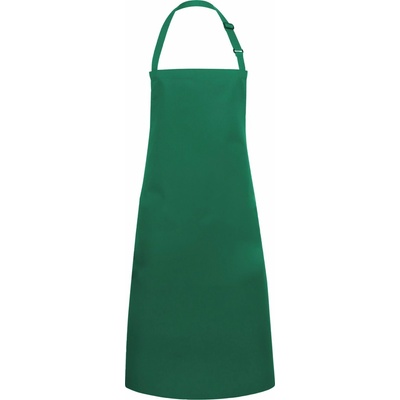 G.Gastro Karlowsky Voděodpudivá zástěra s laclem Basic s přezkou lesní zelená D14514798