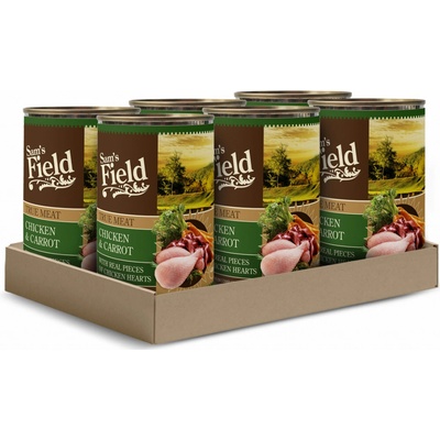 Sam's Field Adult True Chicken & Carrot 6 x 400 g