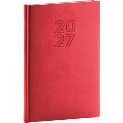 Aprint A5 Týdenní 2027 červená