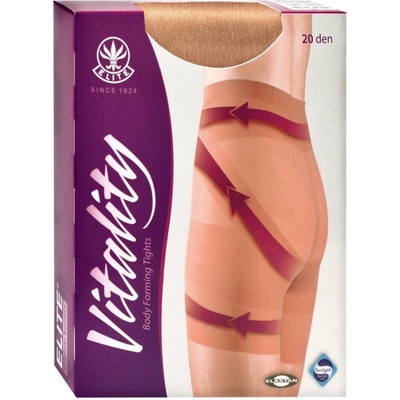 Elite zeštíhlující punčochové kalhoty BODYFORM 20 DEN černá