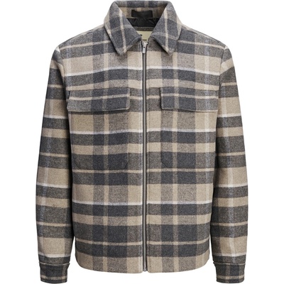 Jack and Jones Риза с дълъг ръкав Jack and Jones Men's Russel Long Sleeve Tailored Fit Overshirt - High-rise