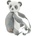 Nattou Детска раничка Nattou Teddy - Панда (856492)