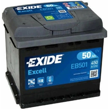 Image 1 of Exide Excell 50Ah EN 450A left+ (EB501)