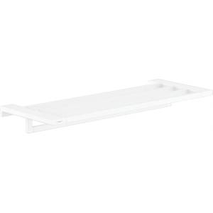 Hansgrohe AddStoris - Етажерка с държач за кърпи, дължина 65 см, бял мат 41751700 (41751700)