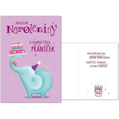 Přání k narozeninám pro holčičky