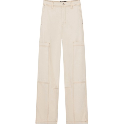 Pull&Bear Карго панталон бяло, размер 42