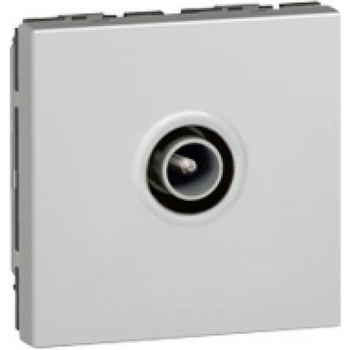 Legrand Розетка TV тип коаксиал 1dB 2 мод. цвят алуминий Mosaic - 079292 (079292)