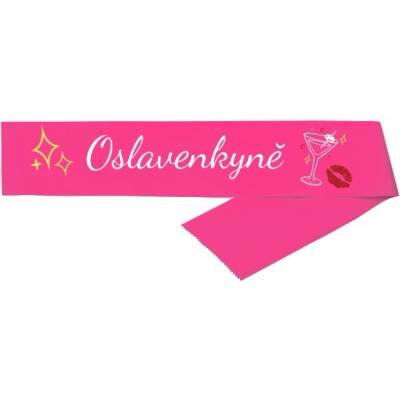 Šerpa s potiskem Oslavenkyně Fuchsia jednotná