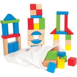 HaPe International Игрален комплект HaPe International - Дървени кубчета, 50 броя (H0409)
