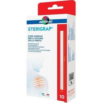STERIGRAP Náplasťové stehy sterilní 100 x 6 mm 10 ks