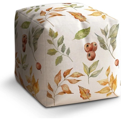 Sablio Taburet Cube Barvy podzimu: 40x40x40 cm