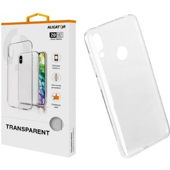 Púzdro ALIGATOR TRANSPARENT Huawei Y7 2019 čiré