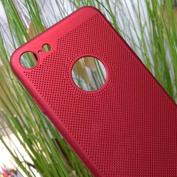 Калъф за iPhone 7 червен гръб Hard Plastic