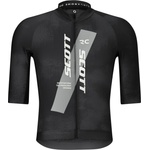 Scott Мъжка фланелка с къс ръкав за колоездене Scott Jersey Rc Pro S/S Cycling jersey - Black / White - размер XXL (056-4075-0115)