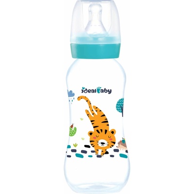 Ideal Baby fľaša 3m+ M modrozelená 240 ml