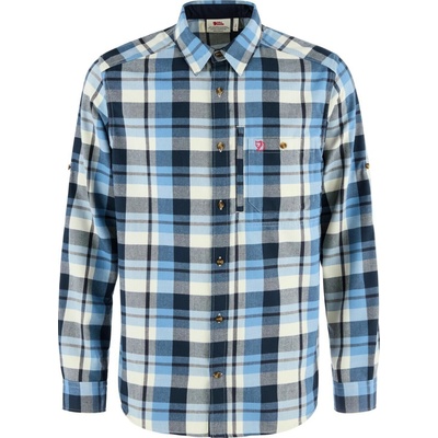 Fjällräven Singi Fjällglim Relaxed pánska košeľa dawn blue-chalk white