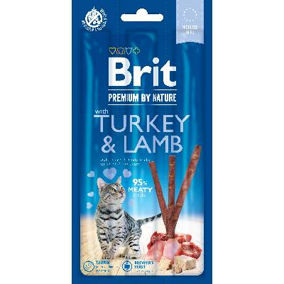 Brit Premium by Nature Cat Sticks with Turkey & Lamb 3 ks