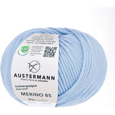 Pletací příze Austermann Merino 85 EXP Barva: 69 AZUR