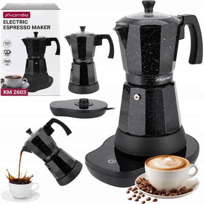 Kamille Elektrický moka kávovar KM2603 300 ml 6 šálok