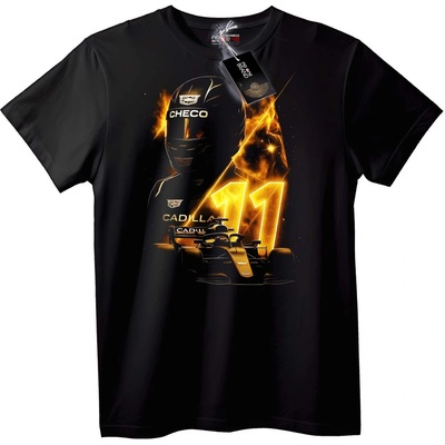NOONEBRAND Тениска Състезания CHECO 11 Cadillac - 2XL, White