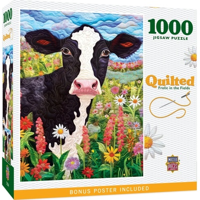 Masterpieces - Puzzle Quilted - Frolic in the Fields - 1 000 piese