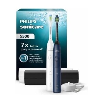 Philips Sonicare Series 5500 HX7119/01 бяла и тъмносиня
