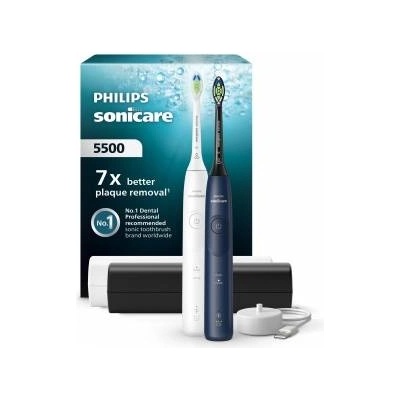 Philips Sonicare Series 5500 HX7119/01 бяла и тъмносиня