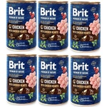 Brit Premium by Nature Пилешко с пилешки сърца 6x800г