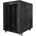 Lanberg rack cabinet 19" free-standing 15U/800x1000 (flat pack) with glass door lcd black v2 (FF01-8015-12BL)