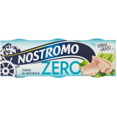 Nostromo tuniak vo vlastnej šťave zero 3x65g