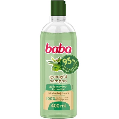Baba Бебешки шампоан с билкови екстракти за всички типове кожа 400 мл (8710447462782)