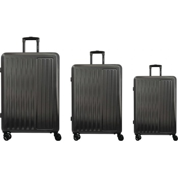 EUROCOM Комплект куфари Pierre Cardin, 3 броя, антрацит (34596-А-АНТРАЦИТ)