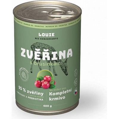 Louie divina s brusinkami 400 g