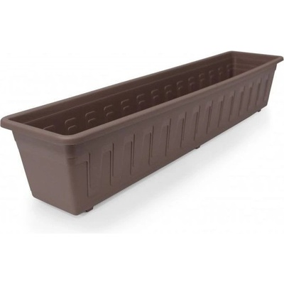 Plastkon truhlík Garden Hnědý 80x17x15 cm