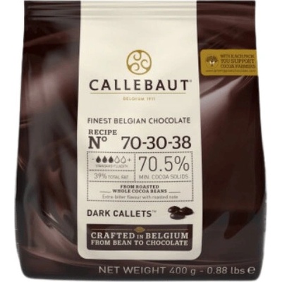 Callebaut Čokoláda tmavá 70,5% 400g