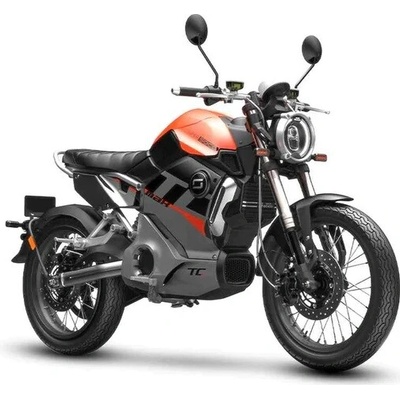 Vmoto Super Soco TC Max – elektrický motocykl, 5,1 kW, 110 km/h HLINIKOVÉ Oranžová – Zboží Mobilmania
