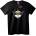 NOONEBRAND Тениска Черепен Крал с Крила - 7XL, Black