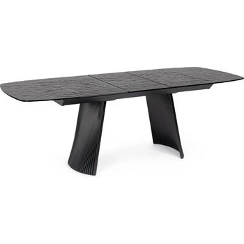 Bizzotto Трапезна разтегателна маса Oliver, 180-220x90 см, стъкло (0731268)